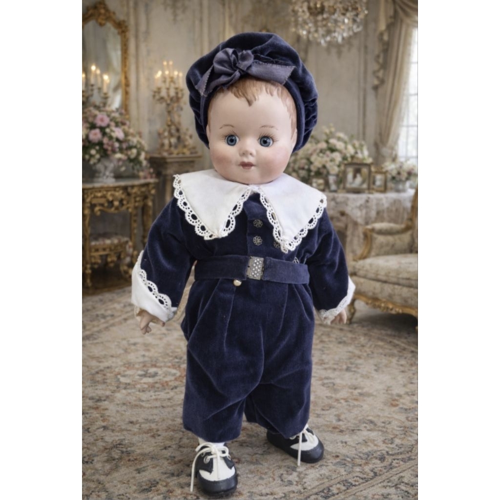 porcelain dolls from germanyตุ๊กตากระเบื้องงานเยอรมัน เป็นงานกระเบื้องทั้งตัวค่ะน้องเป็นงานสไตล์ยุโร