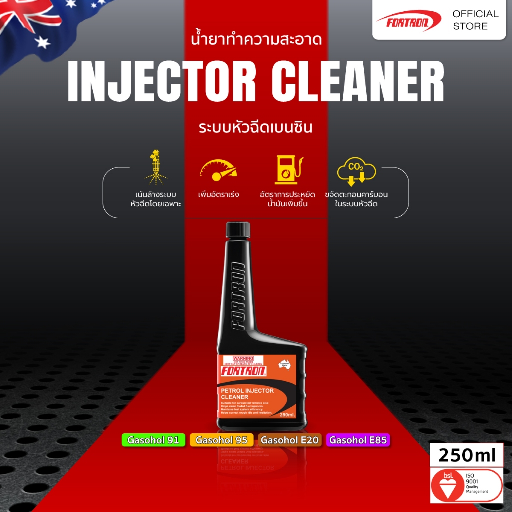 Fortron น้ำยาล้างหัวฉีด เครื่องยนต์เบนซิน Petrol Injector Cleaner (250 ml)