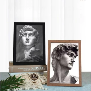 กรอบรูป ขนาดA4/A3 I สีขาว สีดำ สีไม้ สีทอง I แนวตั้ง&แนวนอน I Modern PhotoFrame Size A3