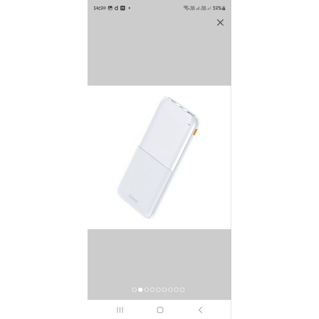 แบตสำรอง Remax RPP-23 10000mAh ขนาดกะทัดรัด น้ำหนักเบา พกพาสะดวก