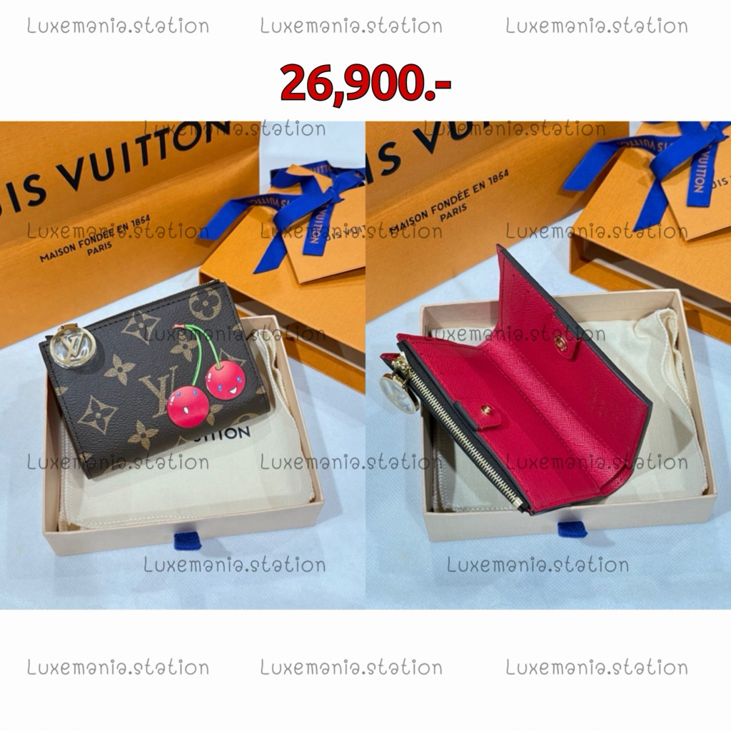 🇹🇭👜[พร้อมส่ง]: LV x TM Cherry Lisa Wallet ‼️ก่อนกดสั่งรบกวนทักมาเช็คสต๊อคก่อนนะคะ‼️