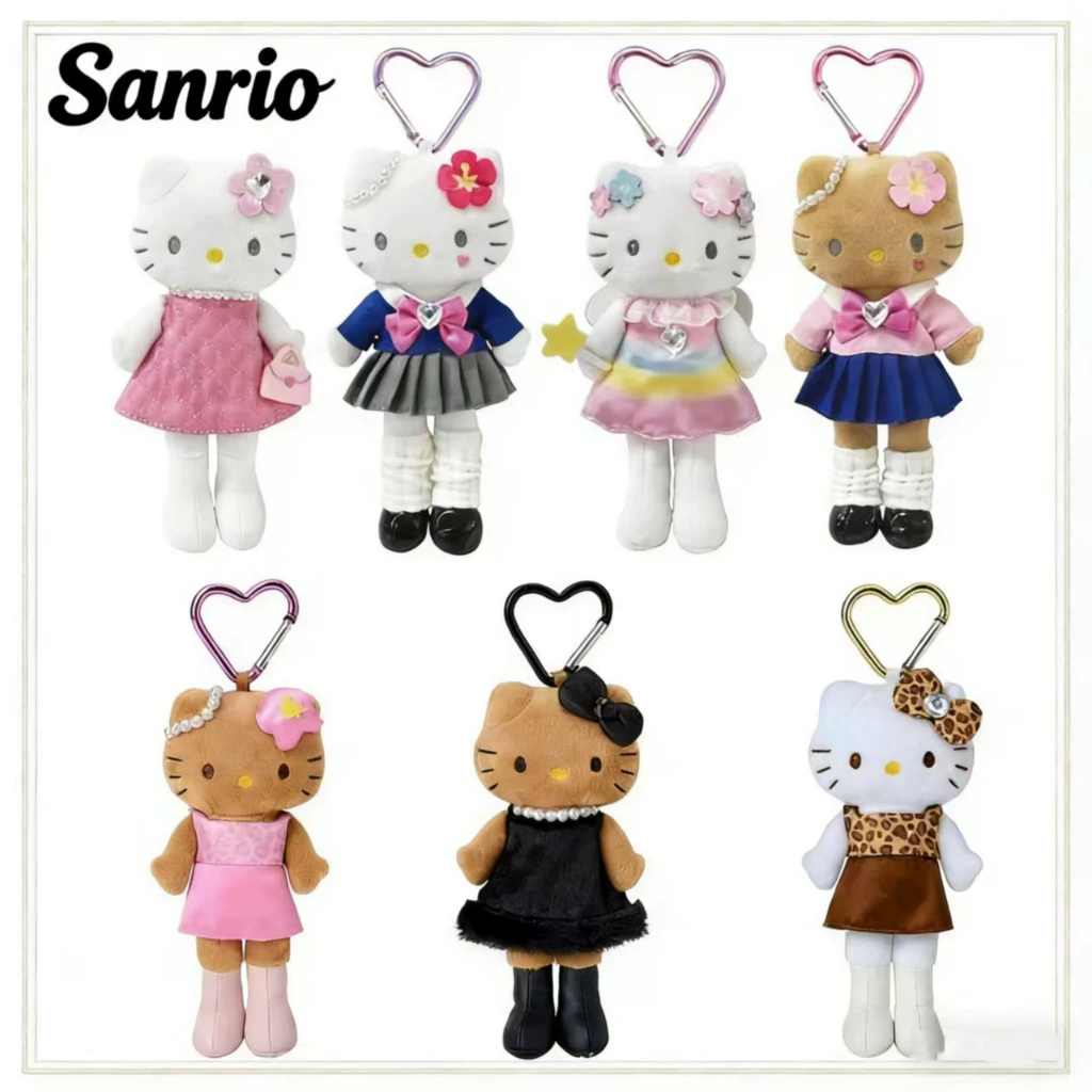 [พร้อมส่งจาก🇹🇭] SANRIO HELLO KITTY GOGO GALพวงกุญแจตุ๊กตา Hello kitty