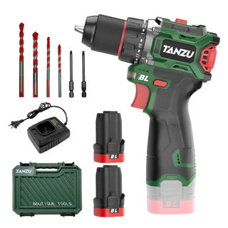 TANZU สว่านกระแทกไร้สาย 16.8V 3ระบบ | แบต2000mAh/5C