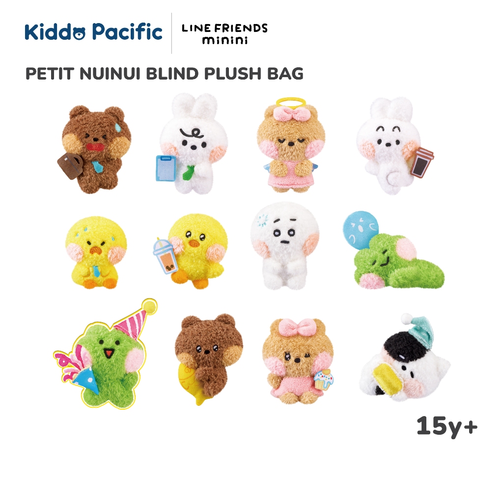 LINE MININI PETIT NUINUI BLIND PLUSH BAG ของเล่นฟิกเกอร์