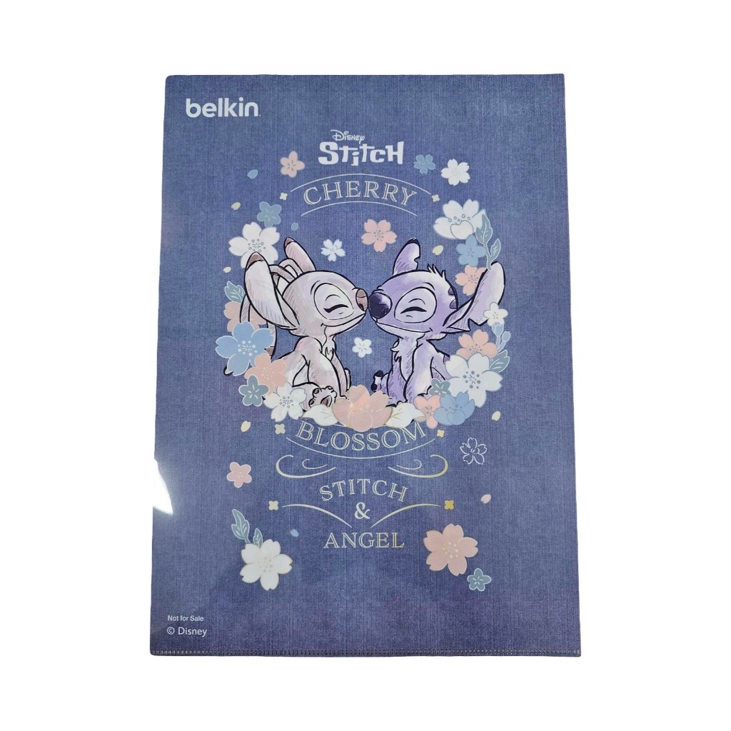 (ของแถม ไม่จำหน่าย) แฟ้มใส่เอกสาร A4 Holder ลาย Stitch x Belkin