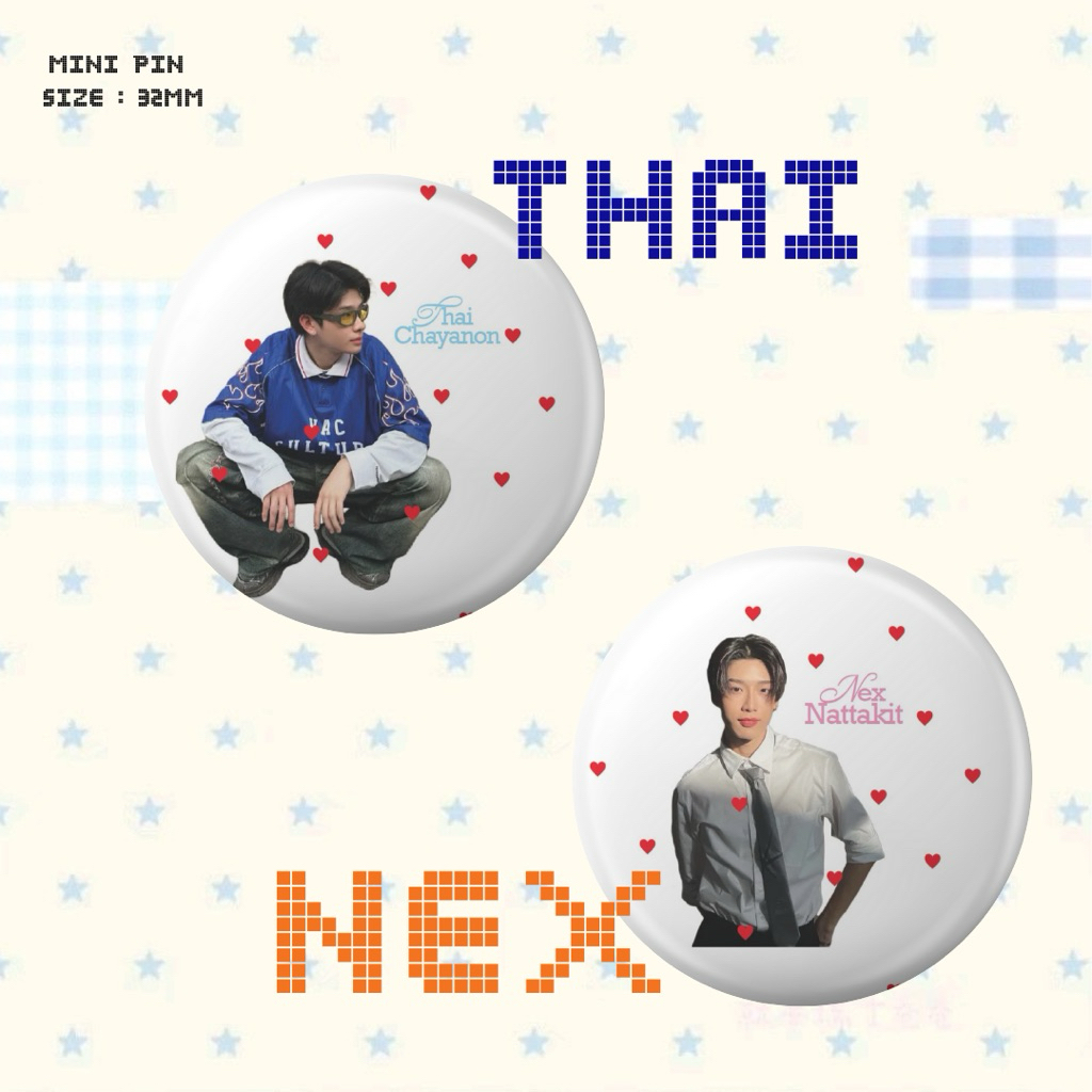 เข็มกลัด Mini Pin | THAINEX BUS | Size : 32mm