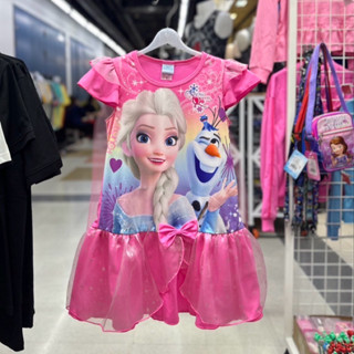 ชุดแซกเจ้าหญิงเอลซ่าเจ้าหญิงเบลเจ้าหญิงArielลิขสิทธิ์แท้