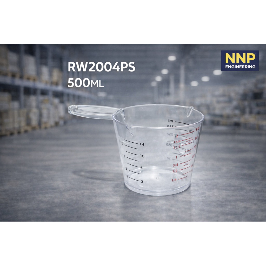 RW2004PS KEEP IN – ถ้วยตวงใหญ่ 500 ML สีใส (Food Grade)