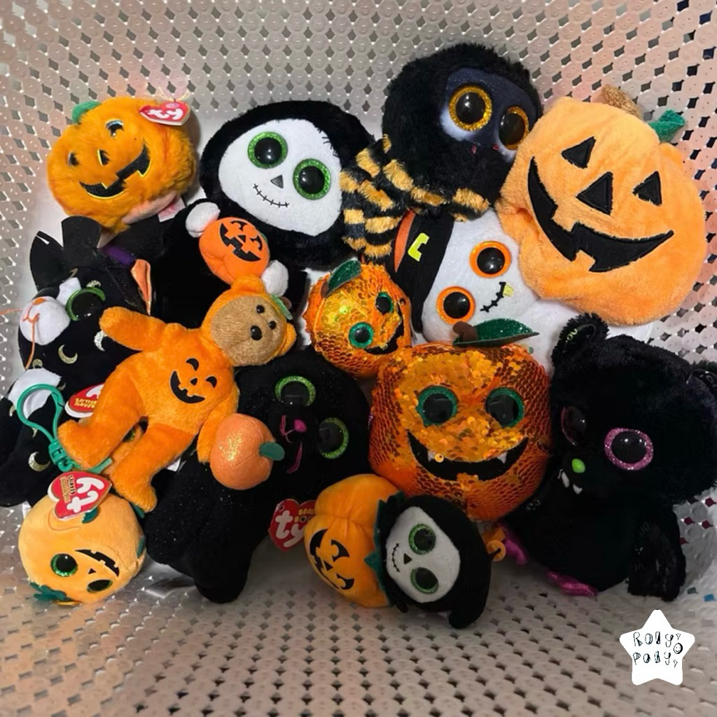 ตุ๊กตา ty ฟักทอง ผี ฮาโลวีน 🎃