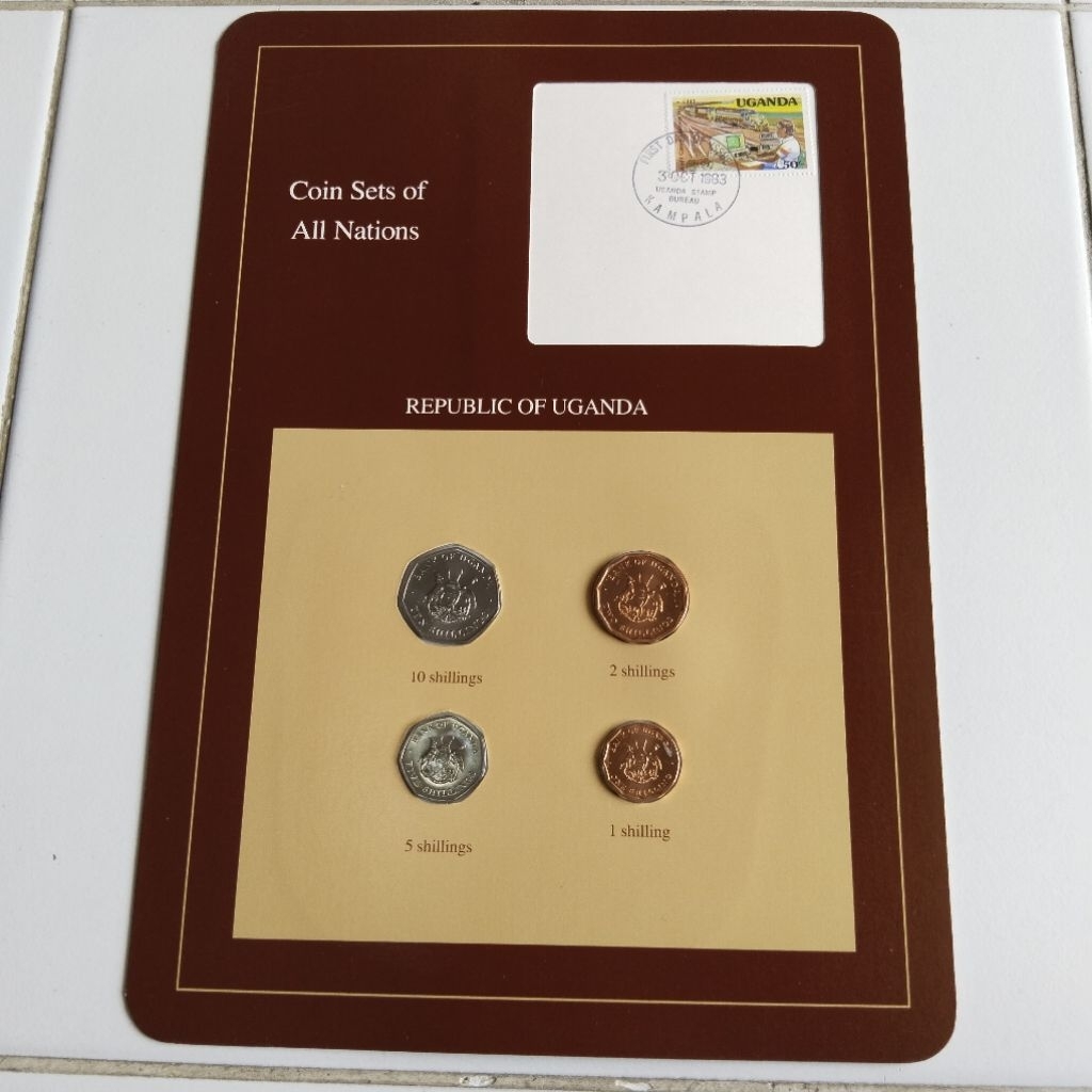 Uganda (ยูกันดา) แสตมป์และเหรียญ ปี 1987