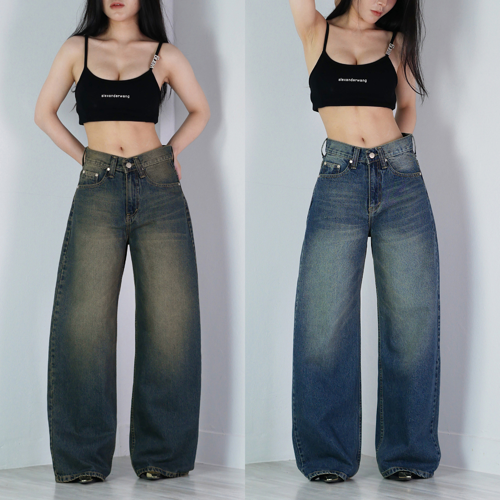 Valaw - Soft Barrel Jeans กางเกงยีนส์ทรงซอฟบาเรล