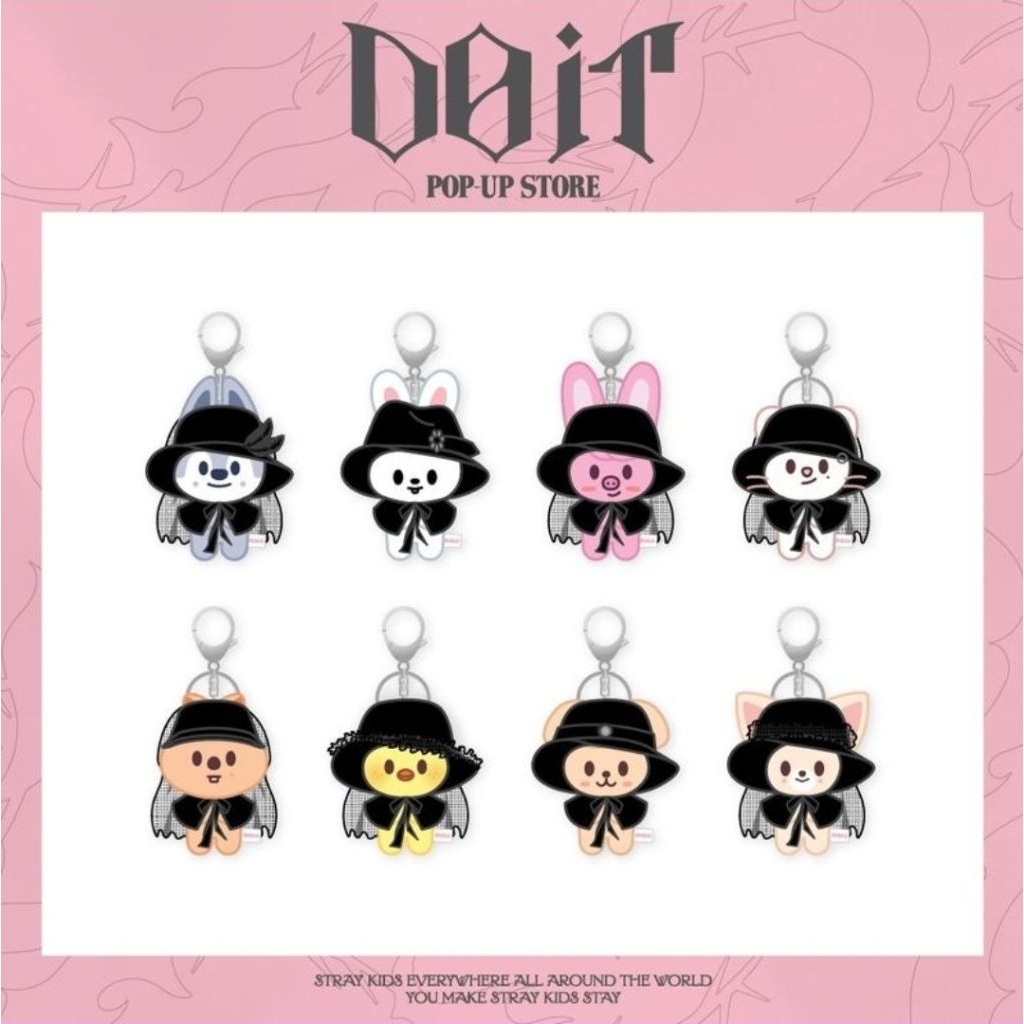 🛵 กทม. ส่งด่วน พร้อมส่ง 🔴 StrayKids DOIT POP UO STORE SKZOO COSTUME MAGNET PLUSH KEYRING พวงกุญแจ