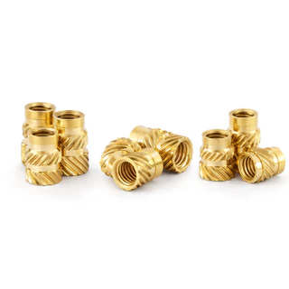 Brass Heat Set Inserts M1 M2 M3 M4 M5 M6 น็อตฝังทองเหลือง สำหรับพลาสติก งานพิมพ์ 3D Threaded Insert