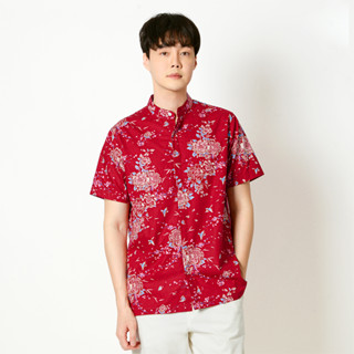 เสื้อผู้ชายคอจีนสไตล์โมเดิร์นไชนีส [Papillon] Men SD Printed…