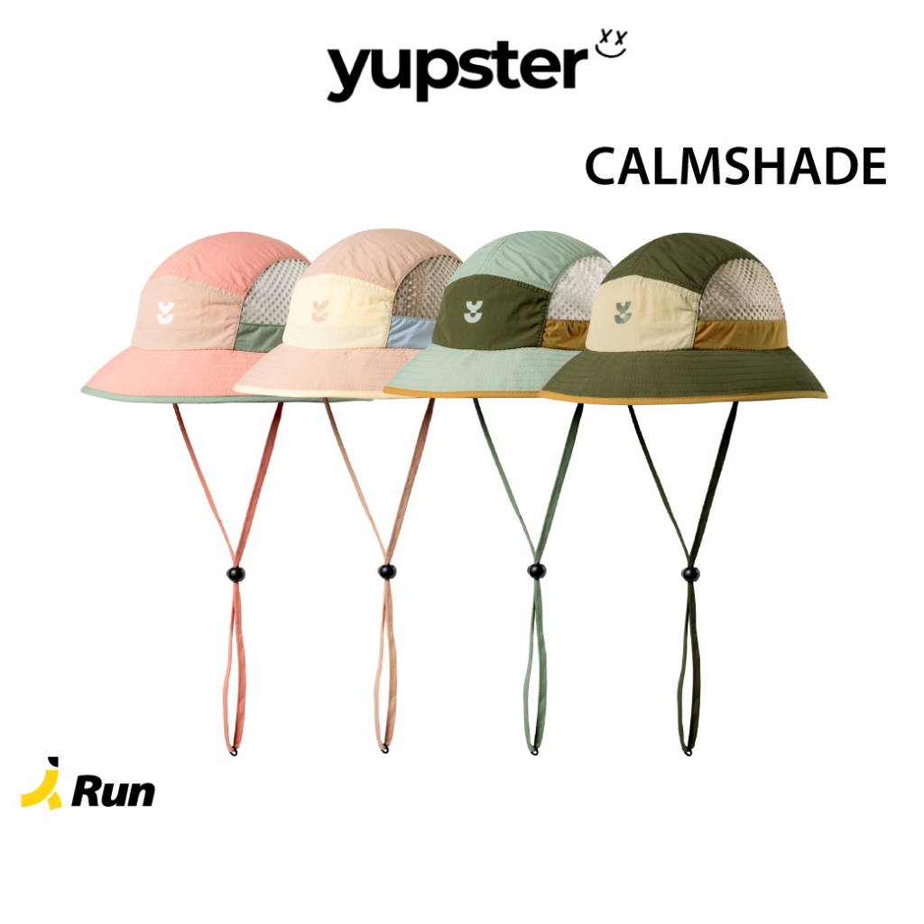 Yupster Calmshade Collection Bucket หมวกวิ่ง หมวกเทรล ระบายอากาศดี กันแดด – โปรปัง