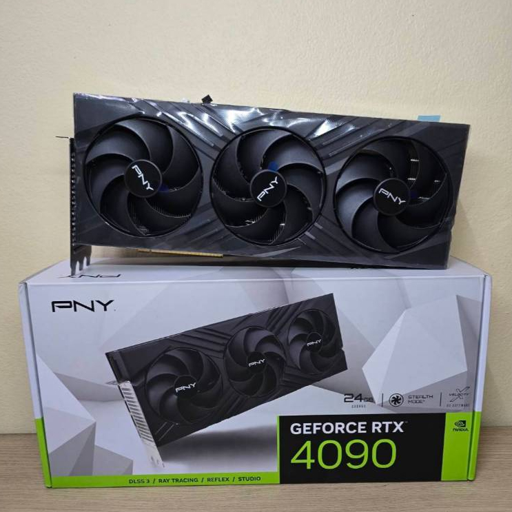 โมเดล PNY GeForce RTX 4090 24GB โมเดลการ์ดจอพร้อมกล่องไม่มีตัวชิป ฮีทซิงค์สามารถใช้งานได้