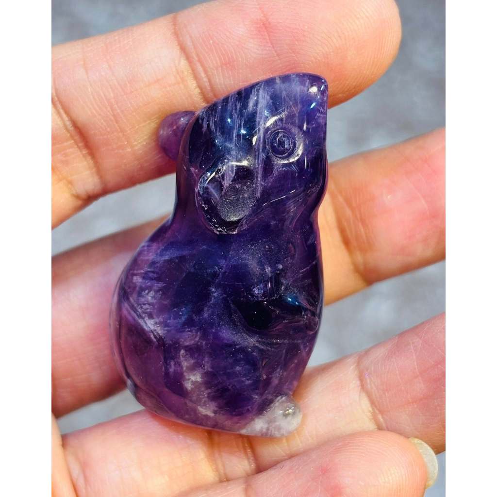 11/2/69หนูหินอะเมทิส 2.5x4 เซน