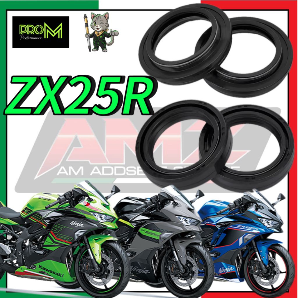 🇮🇹ซีลโช๊ค PRO M🇮🇹 ZX25R KAWASAKI  ทนต่อแรงดัน ความร้อน กันน้ำ กันฝุ่นได้ดี จัดส่งไว