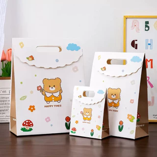 พร้อมส่ง✅ถุงของขวัญ ถุงใส่ของชำร่วย ของรับไหว้ งานแต่งงาน ลายน่ารัก รับน้ำหนักได้ดี ถุงบรรจุภัณฑ์ ของขวัญ