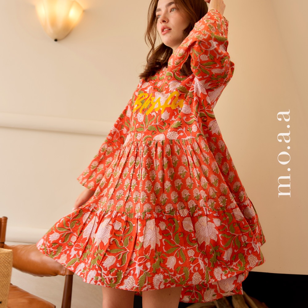 Mandarin Dress | Moaa Collection
