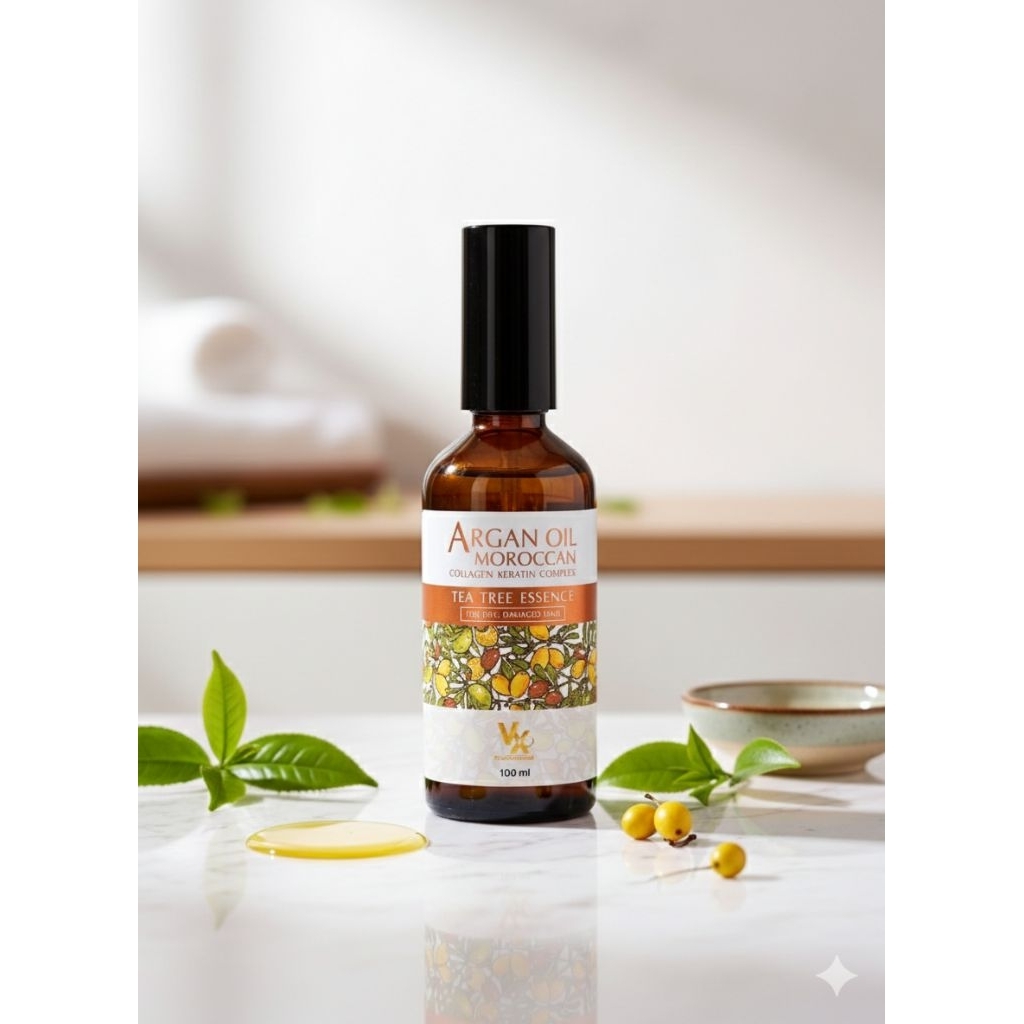 เซรั่มออแกนิค อาร์แกนออยล์ โมร๊อคแคนคลอลาเจ้นเคราติน คอมเพล็กซ์ VX Argan Oil Moroccan Collagen Keratin Complex
