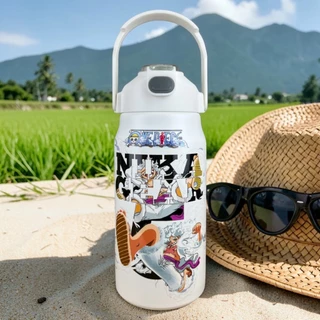 กระบอกน้ำเก็บความเย็น ขนาด1500 ml ใหญ่จุใจลายใหม่ไม่ซ้ำใคร มาพร้อมหูหิ้ว2ช่องดื่ม เก็บความเย็น 8-16 ชั่วโมง สแตนเลส304
