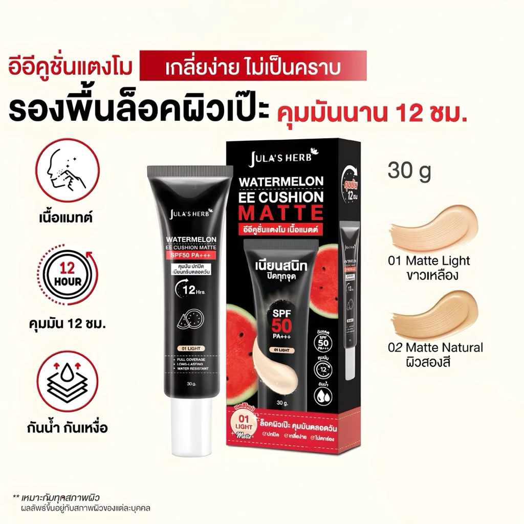 Jula’s Herb จุฬาเฮิร์บแบบหลอด เจลบำรุงผิว ดีดี แตงโม,ลำไย,แครอท,กันแดด3D  lและอีอีแตงโมสกินแคร์ ครีม บำรุงหน้า สิว thumbnail 9