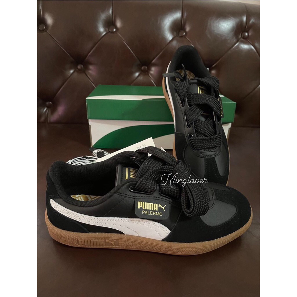 (แท้100%)รองเท้า PUMA Palermo Wide Lace SD