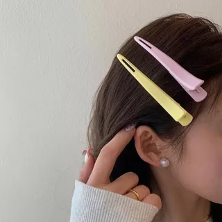 HC-020 กิ๊บหนีบผมแบบยาว 11 ซม. Hair Clip Long Style สีพาสเทล หนีบแน่น ไม่กินผม ใช้แบ่งช่อ/จัดทรง Hair Clip (ส่งในไทย)