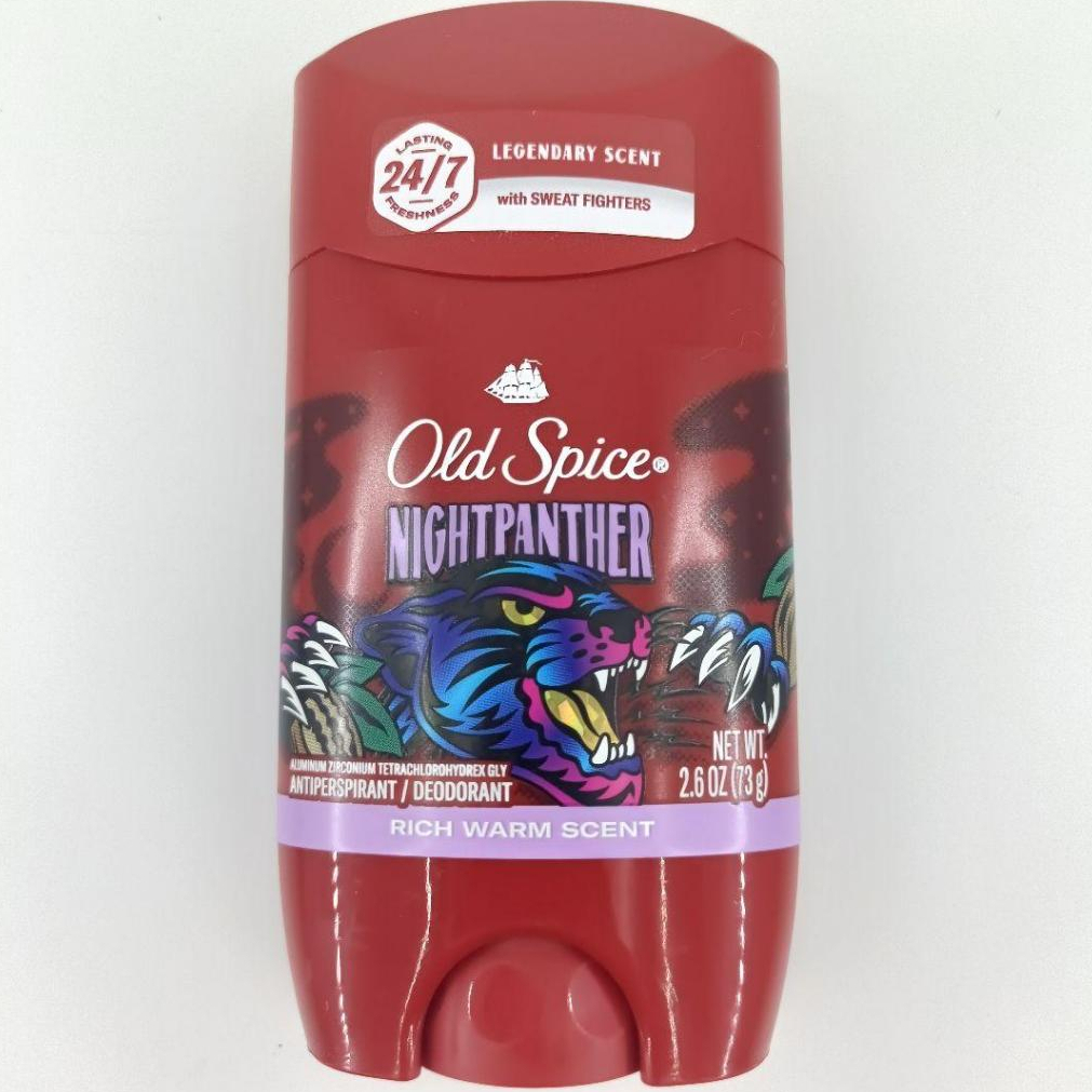 ของแท้ 100% โรออน ระงับกลิ่นกาย  Old Spice Antiperspirant Deodorant กลิ่น Night Panther 73g