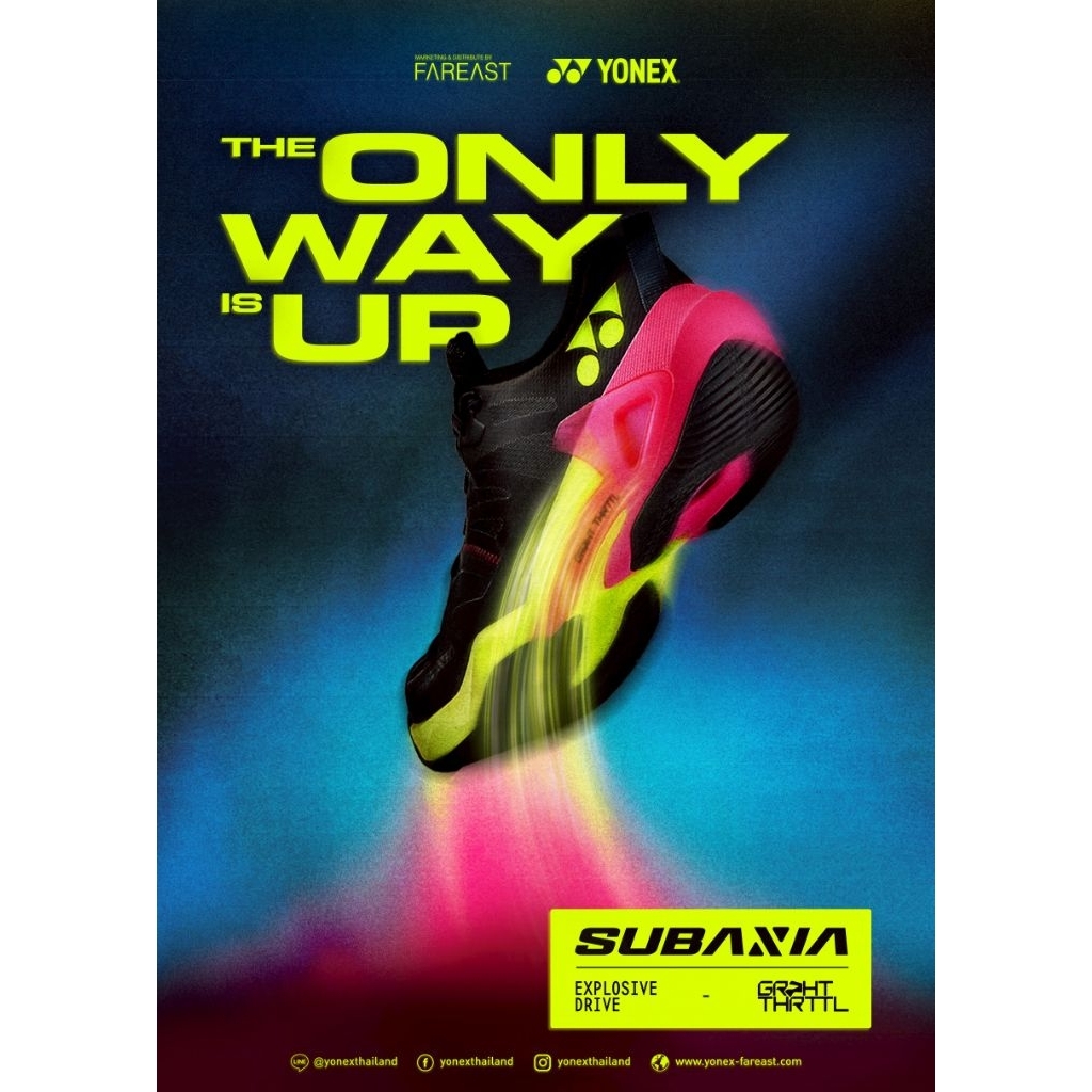 [ของแท้ 100% จาก Yonex Thailand] รองเท้า Yonex SUBAXIA GT รองเท้าแบดมินตันรุ่นล่าสุด 2026