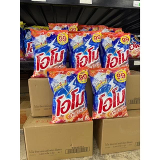 ( ยกลัง 6 ถุง ) โอโม ผลิตภัณฑ์ซักผ้า สีส้ม ( แบบผง ) ขนาด 2600 กรัม.