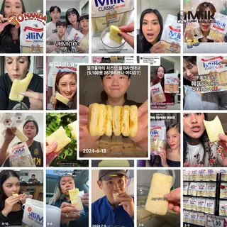 [ของแท้]ขนมข้าวอบกรอบ Milk Classic (รสนม/ชีส) ไวรัลใน TikTok!! กรอบนัว ไม่ทอด ละลายในปาก