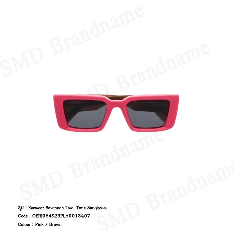 Off-White แว่นกันแดด รุ่น Eyewear Savannah Two-Tone Sunglasses Code: OERI064S23PLA0013407
