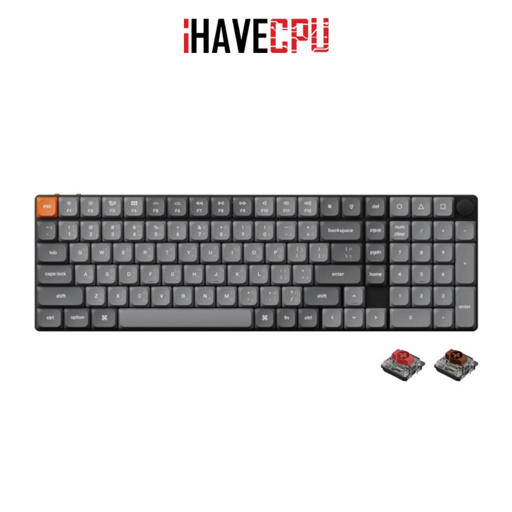 คีย์บอร์ด (keyboard) iHAVECPU KEYCHRON K17 MAX QMK WIRELESS (GATERON LOW PROFILE) (EN/TH)