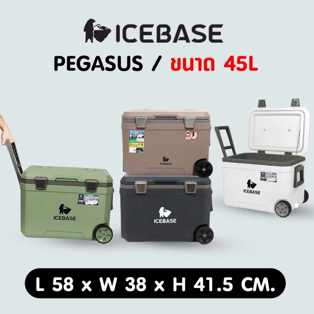 ICEBASE กระติกน้ำแข็ง ความจุ 45ลิตร ทนต่อแรงกระแทก รุ่น CLP-301 มีหลายสี