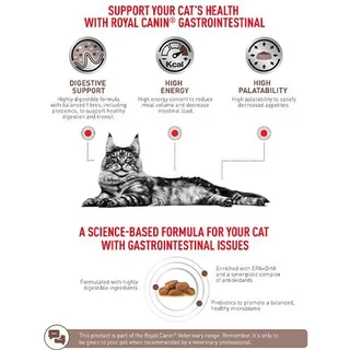 Royal Canin Gastrointestinal Fibre Feline อาหารแมวประกอบการรักษาโรคทางเดินอาหาร