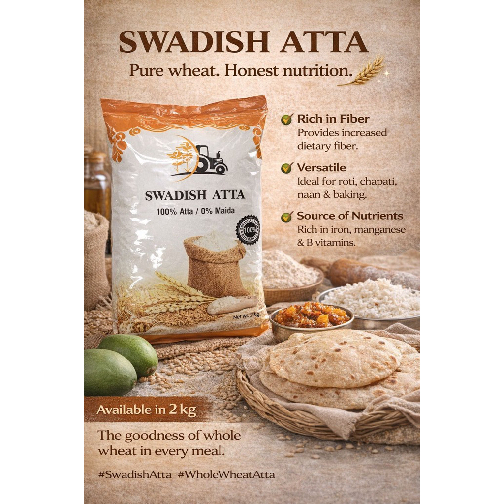Swadish atta 2kg. . .