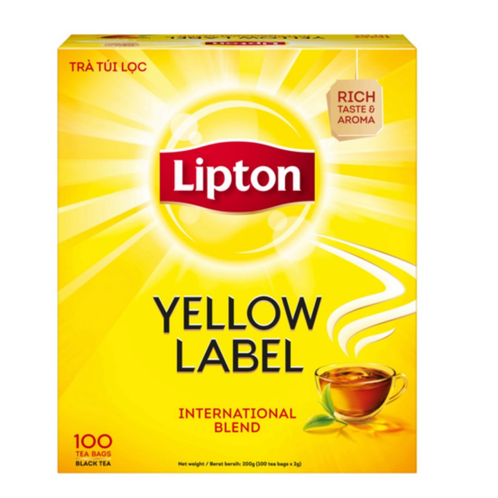 Lipton Yellow Label Black Loose Tea 200g (100x2g) bag