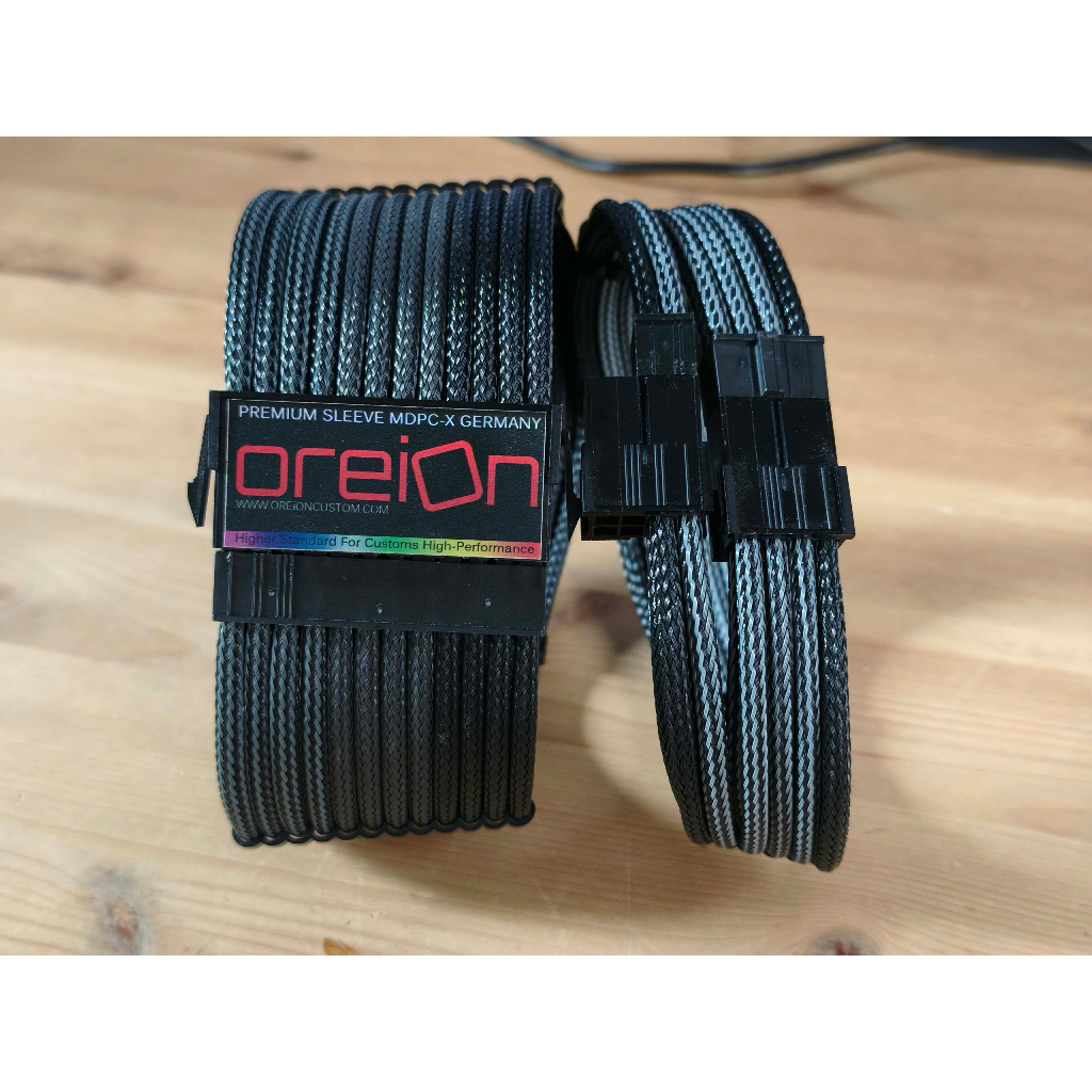 สายถัก 24pin MB และ 8+4pin CPU สายไฟ สายถัก ซื้อจากร้าน oreioncustom ใช้ได้กับทุกเพาเวอร์