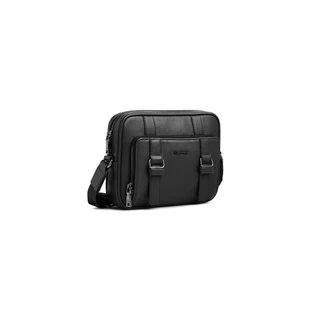 DAPPER กระเป๋าสะพายข้าง Double Buckle Crossbody Bag สีดำ (BM5/BK/1307SF)