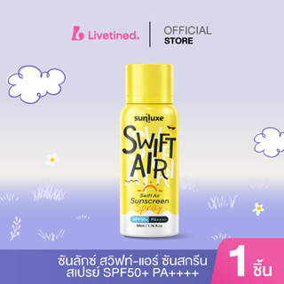 สเปรย์กันแดด Livetined Sunlux Swift-Air SPF50+ PA++++ ขนาด 5…