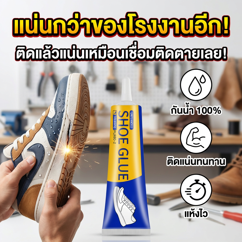 🛒 ซื้อ 2 แถม 1 🛒SLB กาวซ่อมรองเท้า กาวติดรองเท้า กาวซ่อมรองเท้าอเนกประสงค์ กาวยาง กาวยางอเนกประสงค์ ติดรองเท้า