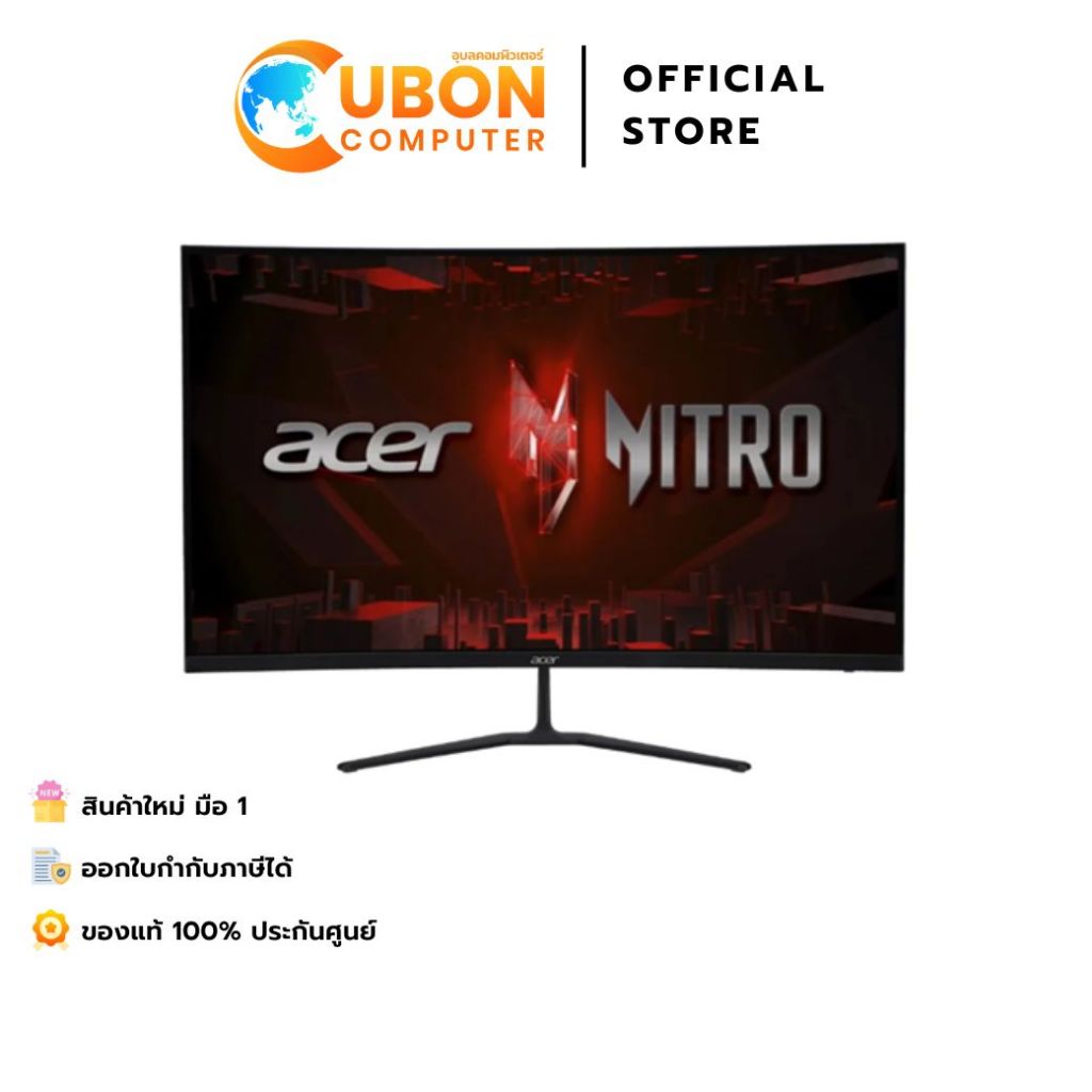 ACER MONITOR (จอมอนิเตอร์) ED320Q X2BMIIPX 31.5" VA FHD 240Hz - 3 YEAR