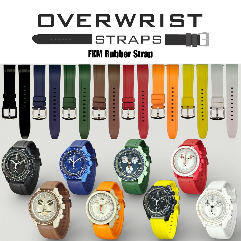 สายนาฬิกาแบบยางรุ่น Classic FKM Rubber Strap