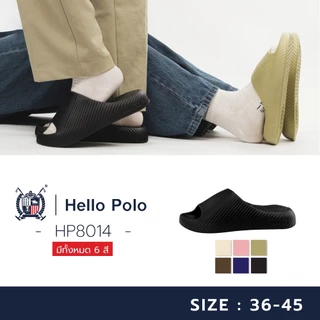 Hello Polo รองเท้าแตะผู้หญิง รองเท้าน่ารัก รองเท้านิ่มเหมือนเหยียบขี้ กันลื่น ลายอุ้งเท้าแมว รองเท้าคู่รัก HP8014