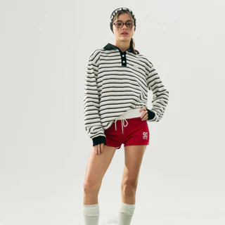 Nineties Design : Sport Club Short Pants กางเกงขาสั้นเอวต่ำ รุ่น Soud