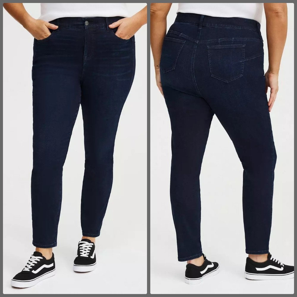 กางเกงยีนส์ทรงสกินนี่เอวสูง  TORRID Bombshell Skinny เอว 34-48 นิ้ว