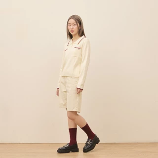 avocado - Powder Two Cardigan เสื้อคาร์ดิแกนไหมพรมคาร์ดิแกนซิปหน้า I มีไซส์ 38" และ 46"
