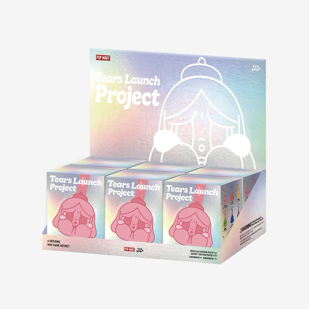 [box set] [Local Warehouse] CRYBABY Tears Launch Project Series-Plush Pendant Blind Box